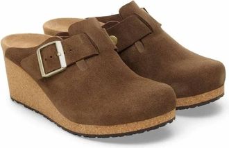 Birkenstock Womens Fanny Round Toe Wedge In Brown
