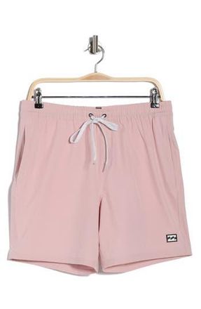 Billabong Volley Swim Trunks in Pale Mauve at Nordstrom Rack, Size X-Large