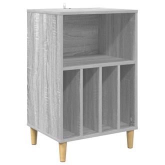 vidaXL Soporte Para Tocadiscos Sonoma Gris 47 X 39,5 X 74,5 Cm Vidaxl