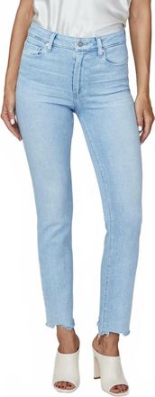 Paige Cindy High-Rise Straight Leg Jeans In Shooting Star