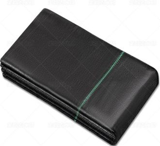 OEM Tela Geotextil De 3 M X 5 M Para Control De Malezas, Tela Para Jard&iacute;n Para Control De Malezas, Lona Agr&iacute;cola Negra, Barrera Para Ra&iacute;ces, Prevenci&oacute;n De