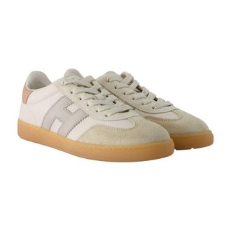 Hogan Womens Cool Sneaker Beige Calfskin
