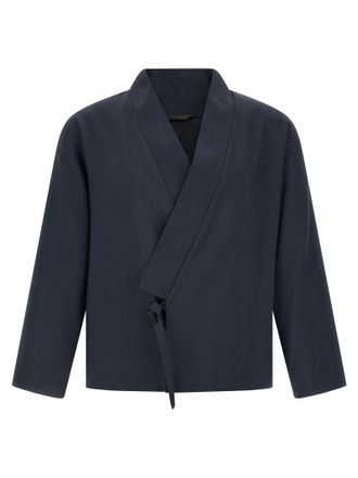 Kenzo Blue Viscose Mens Blazer