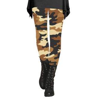 Generic Camo Fleece Leggings for Women Plus Size Tummy Control Butt Lifting Compression Leggings Buttery Soft Camouflage Winter Thermal Tights Wear with Tunic