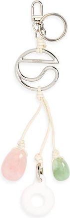 Coperni Stone Key Chain in White at Nordstrom