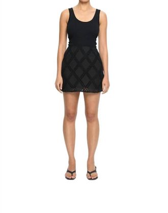 Kivari Izzy Mini Skirt In Black