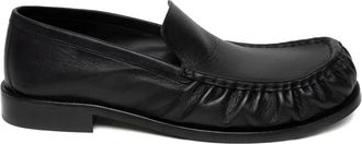 Dries Van Noten Mocassini con arricciatura - 900 BLACK