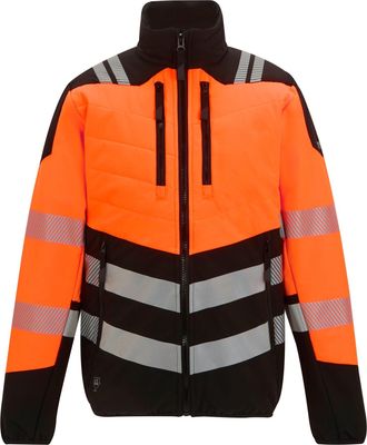 Regatta Mens X-Pro Hi-Vis Hybrid Jacket (Black/Orange) - Size X-Large