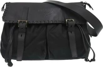 Prada Pre-owned Cross Body Bags, female, Black, Size: ONE SIZE Pre-owned Leather prada-bags
