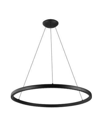 Mantra Mantra L&aacute;mpara De Techo Led Colgante Riumar Redondo 60+20w 3000k 92,8cm &Oslash; Blanco/negro/arena