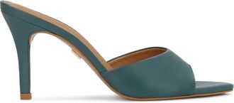 Kazar Kimberley Mules - Dames - Muiltjes - Groen - 35 EU - Leer - Schoenen