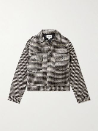 Frame Denim Giacca In Tweed Pied-de-poule - Nero