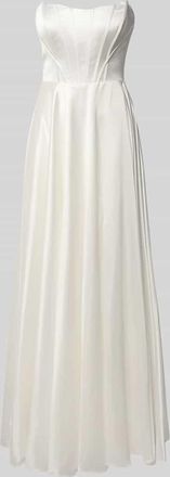 Luxuar Luxuar Regular Fit Brautkleid aus Satin in Offwhite, Gr&ouml;&szlig;e 36