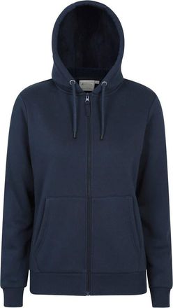 Mountain Warehouse Dalton Fleece Lined Full Zip Hoodie in Navy at Nordstrom, Size 14
