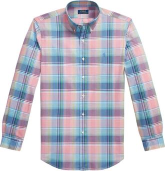 Polo Ralph Lauren Camicia a quadri a maniche lunghe - Rosa