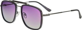 Breed Flyer Polarized Sunglasses in Black/black at Nordstrom