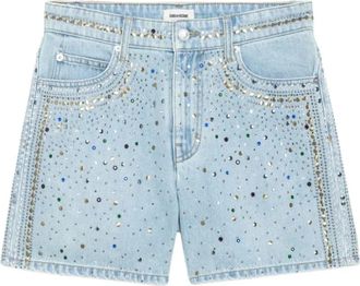 Zadig&Voltaire Shorts in denim Sadys - - Shorts - Donna - Blu - M
