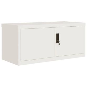 Berkfield Home File Cabinet White 90x40x40 cm Steel | Size: 90 x 40 x 40 cm