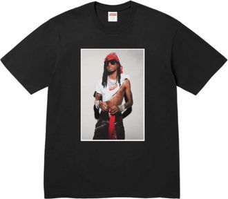 SUPREME Playboi Carti Tee - Heren - T-shirts - Zwart - XL - Katoen - Tops