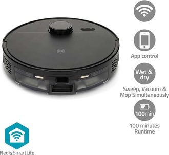 Nedis Robot Aspirador Nedis Smartlife Dise&ntilde;o Compacto 9.7 Cm