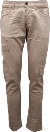 THE.NIM Dylan Rechte Broek - Heren - Straight fit broeken - Beige - W33 - Denim - Broeken