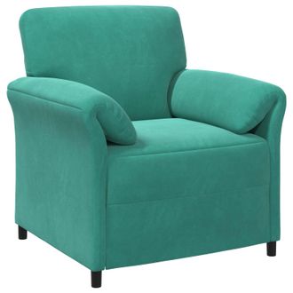 vidaXL Sof&aacute; De Una Plaza Tuquesa 88 X 83 X 95 Cm Terciopelo Vidaxl