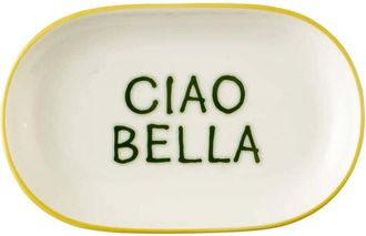 Bella Maison Set Of 2 Line Oval Porcelain Serving Platters