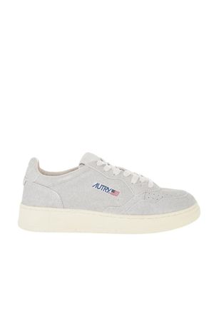 Autry Grey Logo Medalist Sneakers