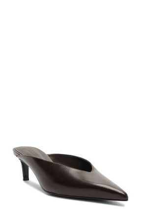 Schutz Loren Mule in Dark Brown at Nordstrom, Size 8.5