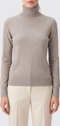Max Mara S Max Mara Maglia dolcevita slim fit in lana a costine