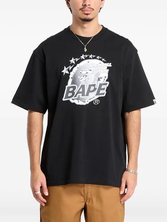 A Bathing Ape Metal Ape Head T-shirt - Black
