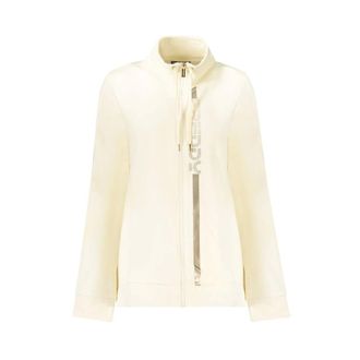 Freddy Zip-throughs, female, White, Size: XS Bianco Cotton Sweatshirt