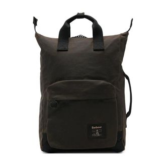 Barbour Field Waxed Rugzak - Heren - Tassen - Veelkleurig - Maat: ONE Size Katoen