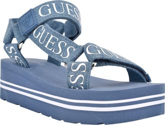 Guess Avin Platform Sandal in Blue at Nordstrom Rack, Size 5.5