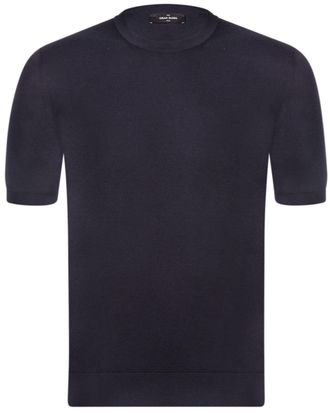 Gran Sasso Cotton Crewneck Straight Fit T Shirt