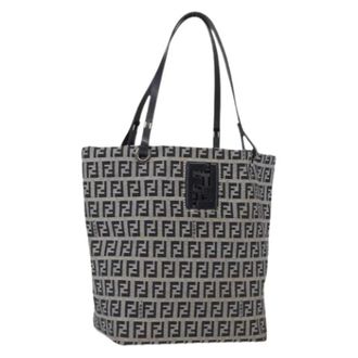 Fendi Pre-owned Vintage Zucchino Canvas Handtas - Dames - Vintage Shopper - Veelkleurig - ONE Size - Leer - Vintage