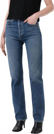 A Gold E 90s Pinch Waist Jeans In Overcast