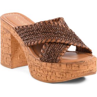 Seychelles Encore Platform Slide Sandal in Brown at Nordstrom, Size 8.5