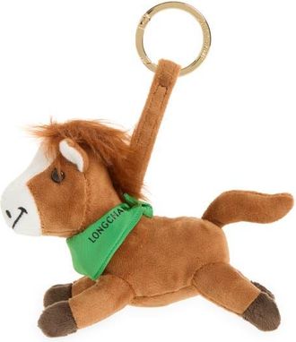 Longchamp Freehorse Key Ring in Cognac at Nordstrom