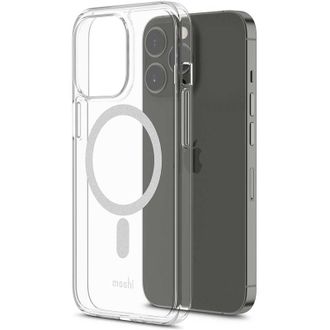 Moshi Carcasa R&iacute;gida Delgada Arx Clear (magsafe) Para Iphone 13 Pro - Transparente