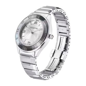 Swarovski Dameshorloge Dextera 37 mm zilver 5634648 - Dames - Horloges - Grijs - ONE Size - Accessoires
