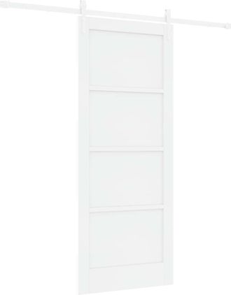 vidaXL Puerta Corredera Orkdal 83 X 202 Cm Madera De Pino Maciza Vidaxl