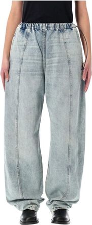 Haikure Angel Pant - Dames - Loose Fit Jeans - Blauw - S - Katoen - Jeans