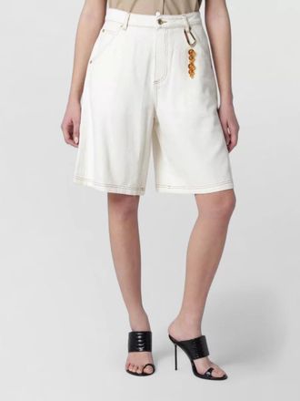 Darkpark cotton knee-length bermuda shorts