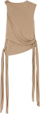 Ganni Mujer, Camisetas, Beige, Talla: M