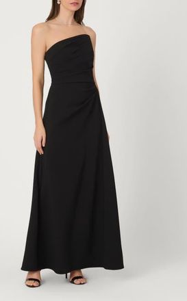 Shoshanna Midnight Stretch Crepe Dory Dress in Jet at Nordstrom, Size 14