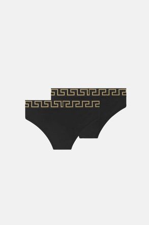 Versace BI-PACK JERSEY SLIPS Size: 6, colour: BLACK