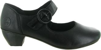 Rieker Schoenen, Dames, Zwart, 40 EU, Leer, 45502 Derby Schoen