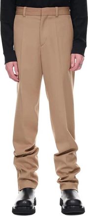 Botter Moderne Slim Fit Broek met Ritszoom - Heren - Slim Fit Broeken - Bruin - S - Broeken