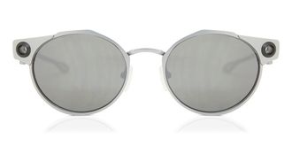 Oakley OO6046 DEADBOLT 604601 Mens Sunglasses Silver Size 50